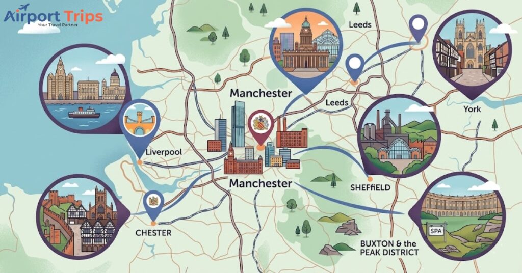 Which Cities Are Close to Manchester